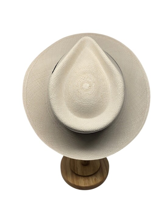 NEW Genuine Ecuadorian Paja Toquilla Straw Panama Hat Cream Size 60 main image 4